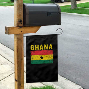 Vintage Ghana Flag Distressed Design Garden Flag Proud Ghanaian Heritage African Pride