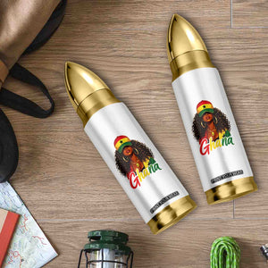 Ghanaian Princess Ghana Flag Melanin Bullet Tumbler Black Girls