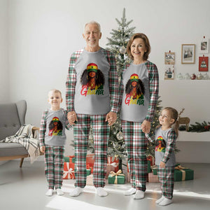 Ghanaian Princess Ghana Flag Melanin Plaid Pajama Set Black Girls