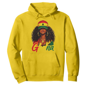 Ghanaian Princess Ghana Flag Melanin Hoodie Black Girls