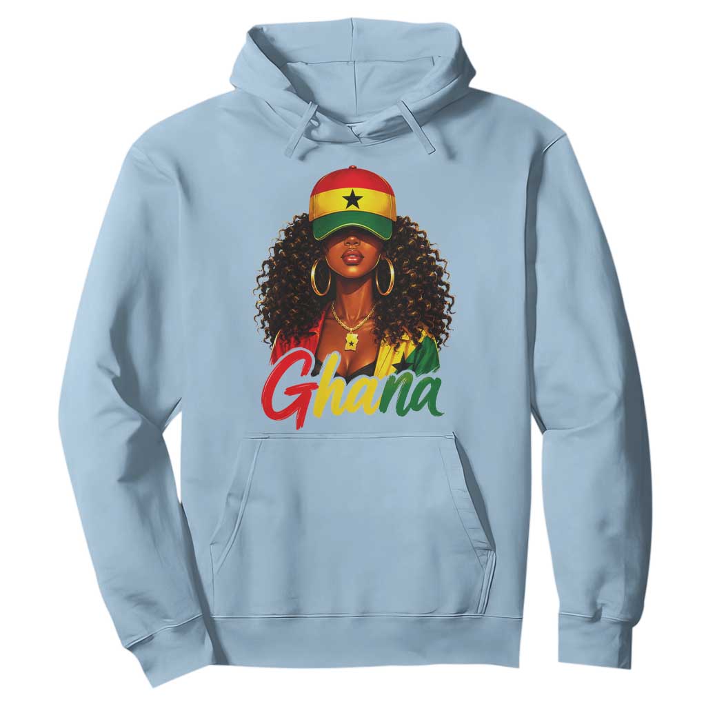 Ghanaian Princess Ghana Flag Melanin Hoodie Black Girls