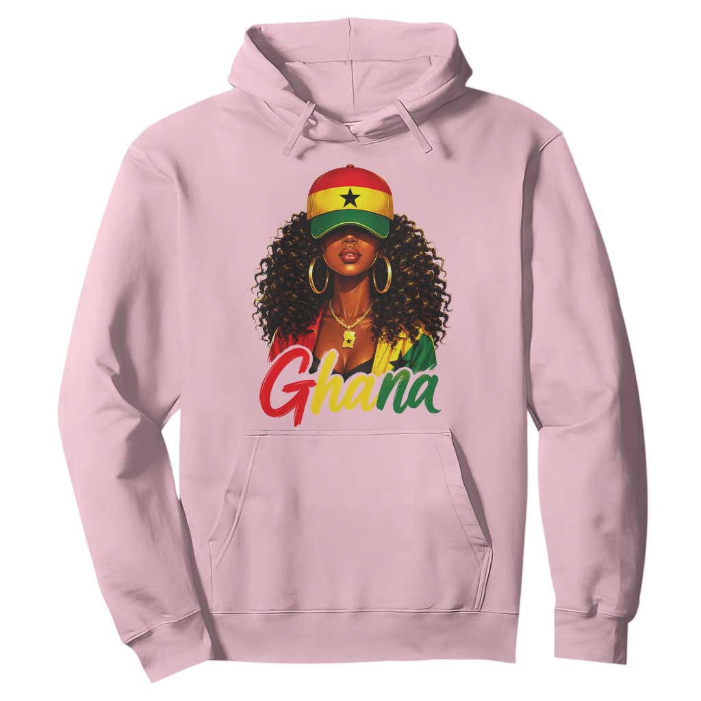 Ghanaian Princess Ghana Flag Melanin Hoodie Black Girls