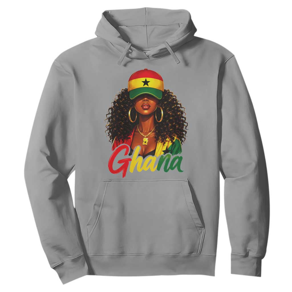 Ghanaian Princess Ghana Flag Melanin Hoodie Black Girls