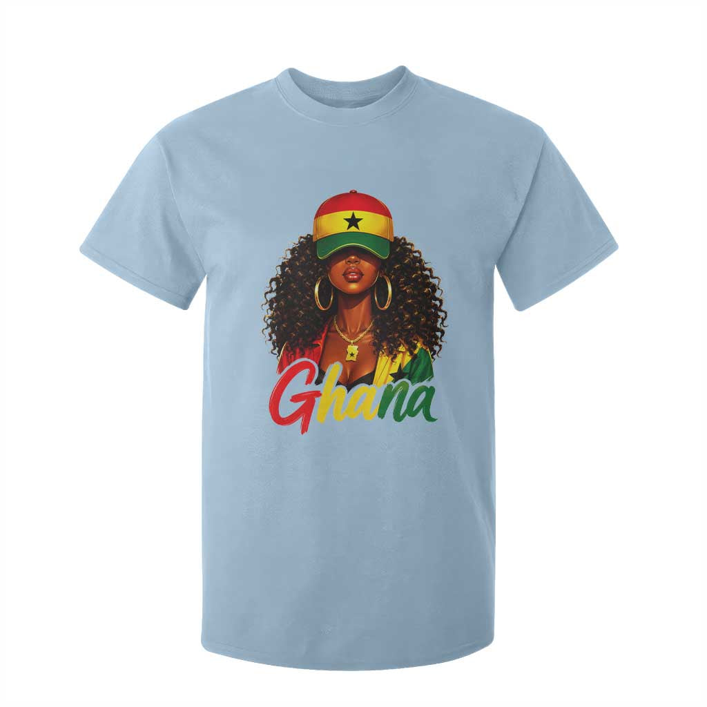 Ghanaian Princess Ghana Flag Melanin T Shirt For Kid Black Girls