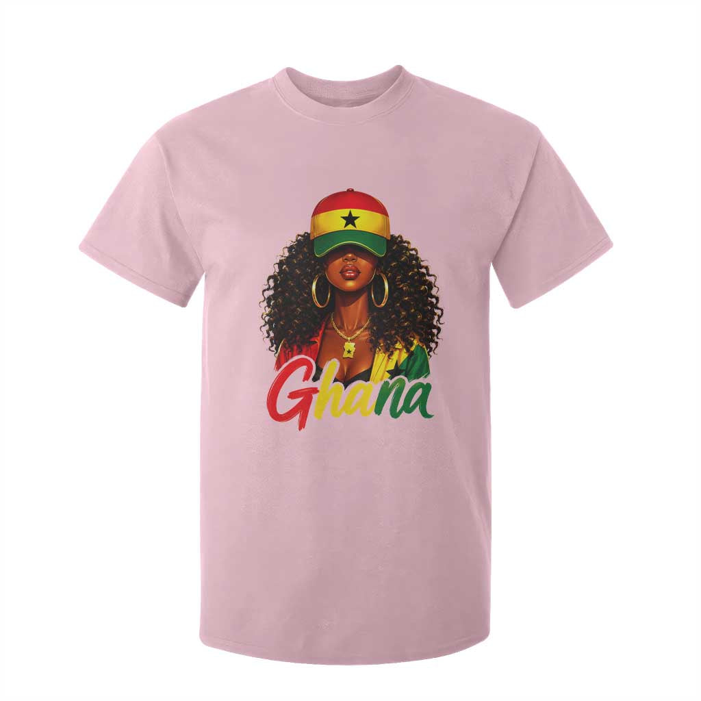 Ghanaian Princess Ghana Flag Melanin T Shirt For Kid Black Girls