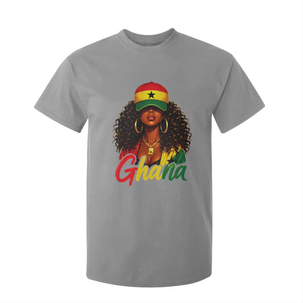 Ghanaian Princess Ghana Flag Melanin T Shirt For Kid Black Girls