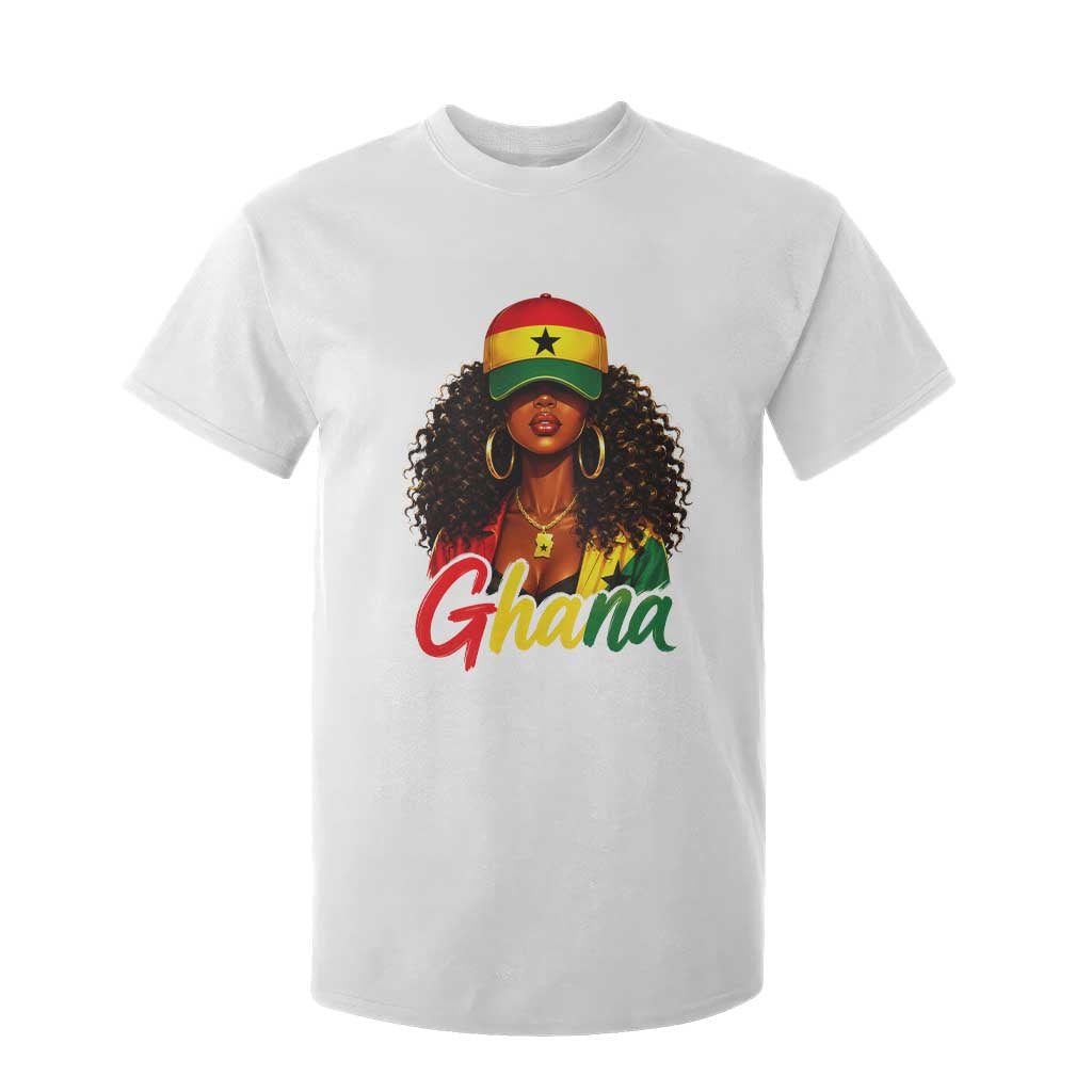 Ghanaian Princess Ghana Flag Melanin T Shirt For Kid Black Girls