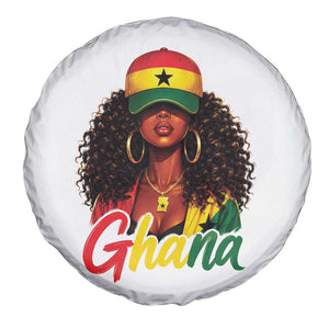 Ghanaian Princess Ghana Flag Melanin Spare Tire Cover Black Girls