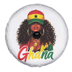 Ghanaian Princess Ghana Flag Melanin Spare Tire Cover Black Girls