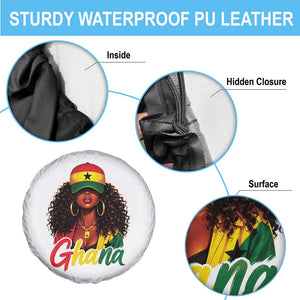 Ghanaian Princess Ghana Flag Melanin Spare Tire Cover Black Girls