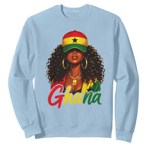 Ghanaian Princess Ghana Flag Melanin Sweatshirt Black Girls