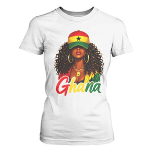 Ghanaian Princess Ghana Flag Melanin T Shirt For Women Black Girls