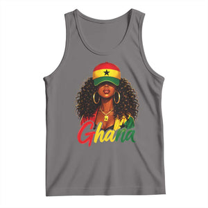 Ghanaian Princess Ghana Flag Melanin Tank Top Black Girls