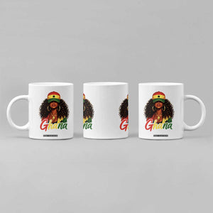 Ghanaian Princess Ghana Flag Melanin Coffee Mug Black Girls