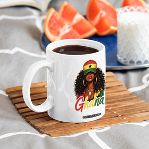 Ghanaian Princess Ghana Flag Melanin Coffee Mug Black Girls