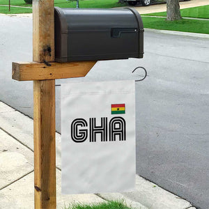 Proud Ghanaian Garden Flag Minimalist Ghana Typography Design Ghana Flag