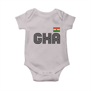 Proud Ghanaian Baby Onesie Minimalist Ghana Typography Design Ghana Flag