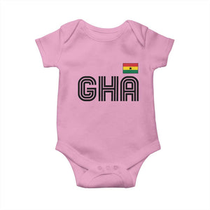 Proud Ghanaian Baby Onesie Minimalist Ghana Typography Design Ghana Flag