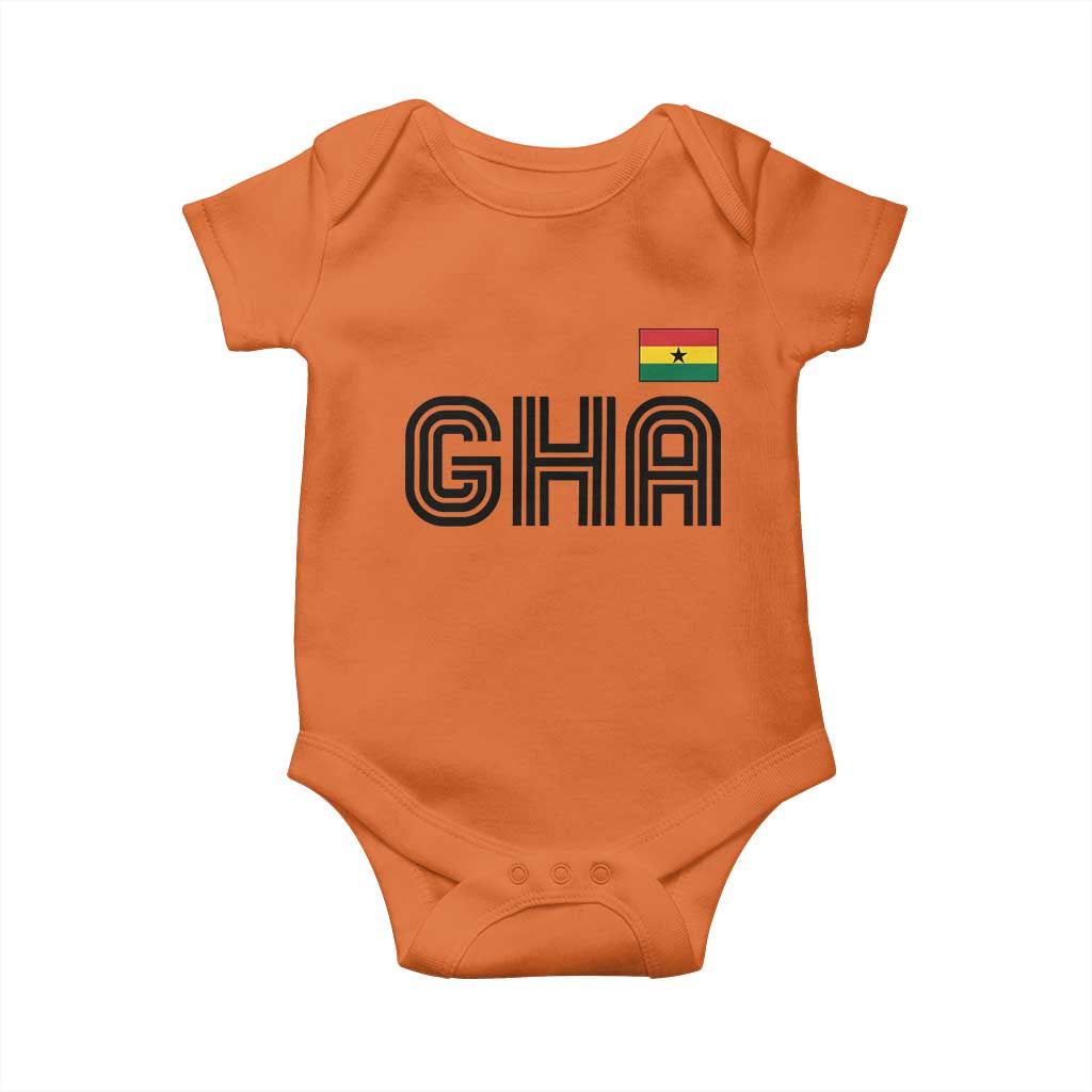 Proud Ghanaian Baby Onesie Minimalist Ghana Typography Design Ghana Flag