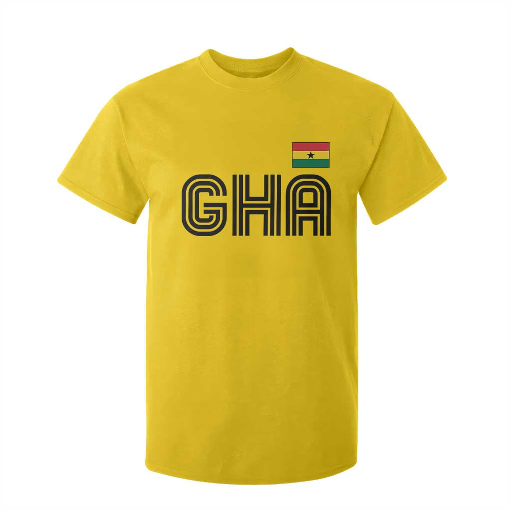 Proud Ghanaian T Shirt For Kid Minimalist Ghana Typography Design Ghana Flag