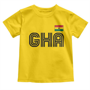 Proud Ghanaian Toddler T Shirt Minimalist Ghana Typography Design Ghana Flag