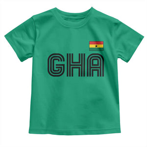 Proud Ghanaian Toddler T Shirt Minimalist Ghana Typography Design Ghana Flag