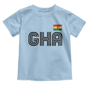 Proud Ghanaian Toddler T Shirt Minimalist Ghana Typography Design Ghana Flag