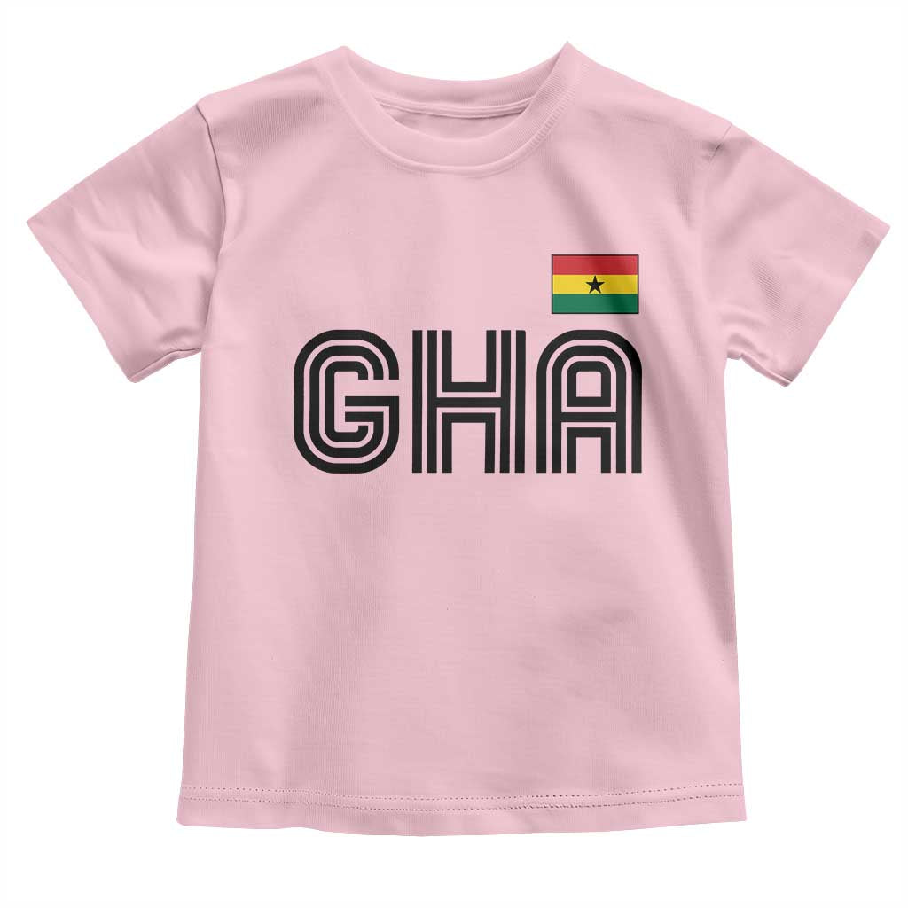 Proud Ghanaian Toddler T Shirt Minimalist Ghana Typography Design Ghana Flag
