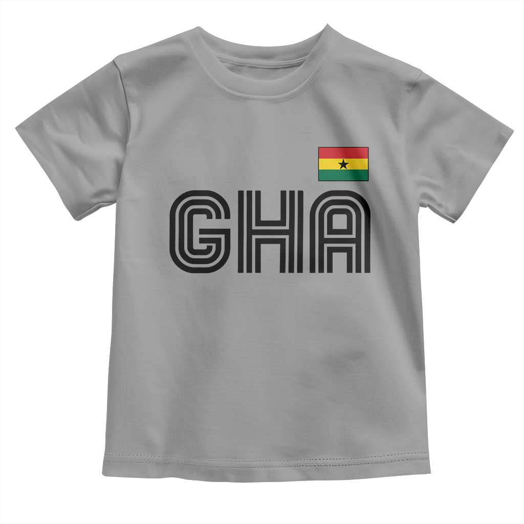 Proud Ghanaian Toddler T Shirt Minimalist Ghana Typography Design Ghana Flag