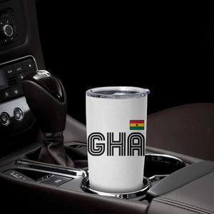 Proud Ghanaian Tumbler Cup Minimalist Ghana Typography Design Ghana Flag