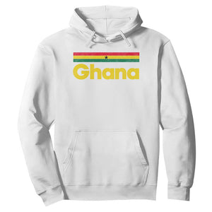 Vintage Ghana Flag Hoodie Proud Ghanaian Heritage African Pride