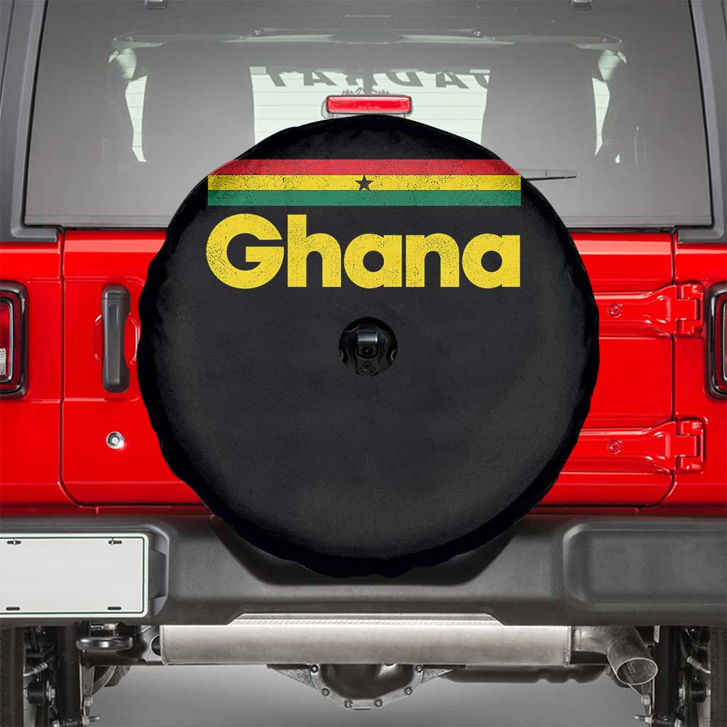 Vintage Ghana Flag Spare Tire Cover Proud Ghanaian Heritage African Pride
