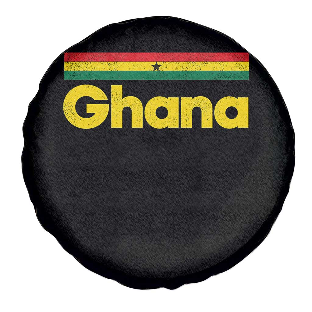 Vintage Ghana Flag Spare Tire Cover Proud Ghanaian Heritage African Pride