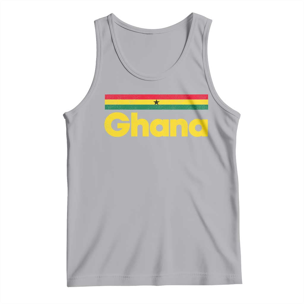 Vintage Ghana Flag Tank Top Proud Ghanaian Heritage African Pride
