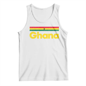 Vintage Ghana Flag Tank Top Proud Ghanaian Heritage African Pride