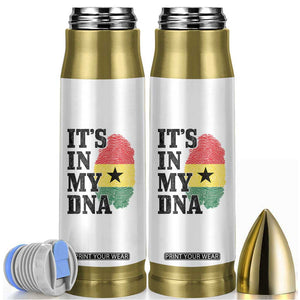 Its In My DNA Ghana Bullet Tumbler Fingerprint Flag Proud Ghanaian Heritage Ghanese Roots
