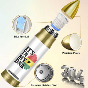 Its In My DNA Ghana Bullet Tumbler Fingerprint Flag Proud Ghanaian Heritage Ghanese Roots