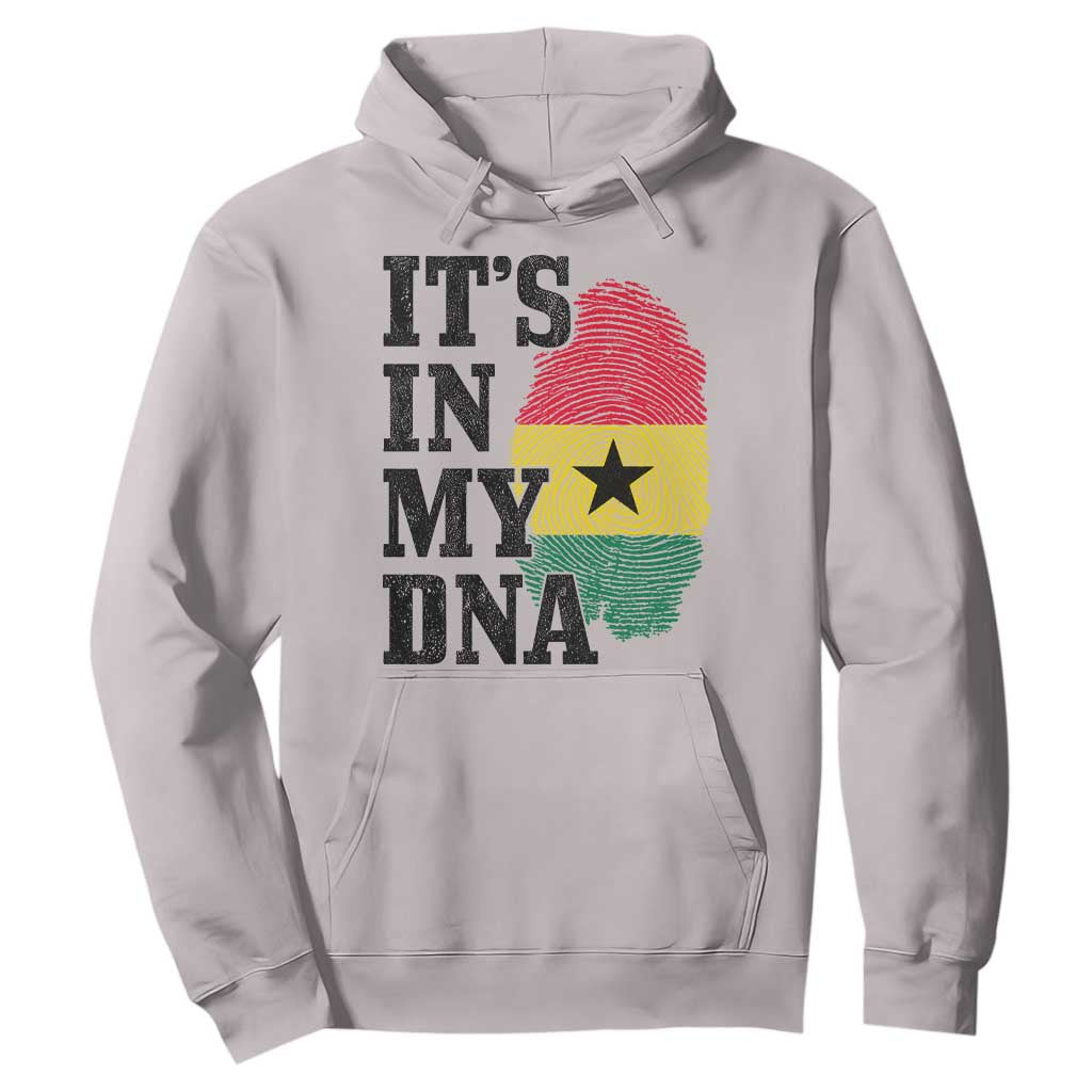 Its In My DNA Ghana Hoodie Fingerprint Flag Proud Ghanaian Heritage Ghanese Roots