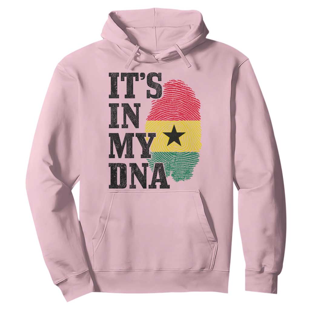 Its In My DNA Ghana Hoodie Fingerprint Flag Proud Ghanaian Heritage Ghanese Roots