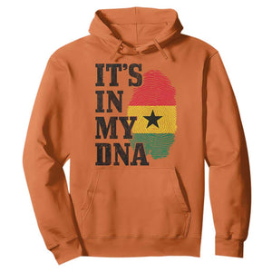 Its In My DNA Ghana Hoodie Fingerprint Flag Proud Ghanaian Heritage Ghanese Roots