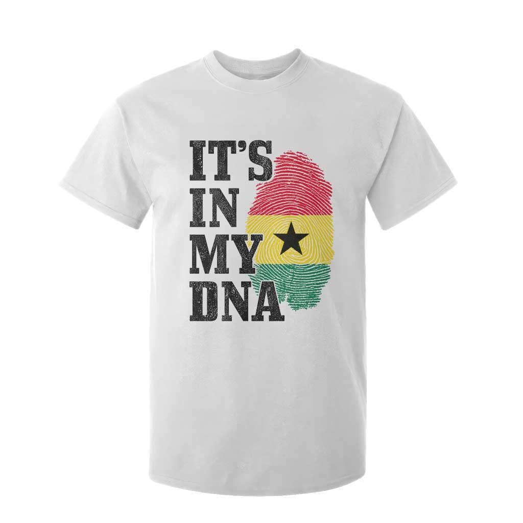Its In My DNA Ghana T Shirt For Kid Fingerprint Flag Proud Ghanaian Heritage Ghanese Roots