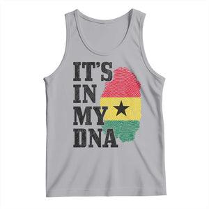Its In My DNA Ghana Tank Top Fingerprint Flag Proud Ghanaian Heritage Ghanese Roots