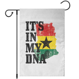 Its In My DNA Ghana Garden Flag Proud Ghanaian Heritage Ghanese Roots Vintage Ghana Map Flag