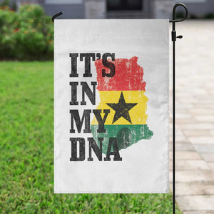 Its In My DNA Ghana Garden Flag Proud Ghanaian Heritage Ghanese Roots Vintage Ghana Map Flag