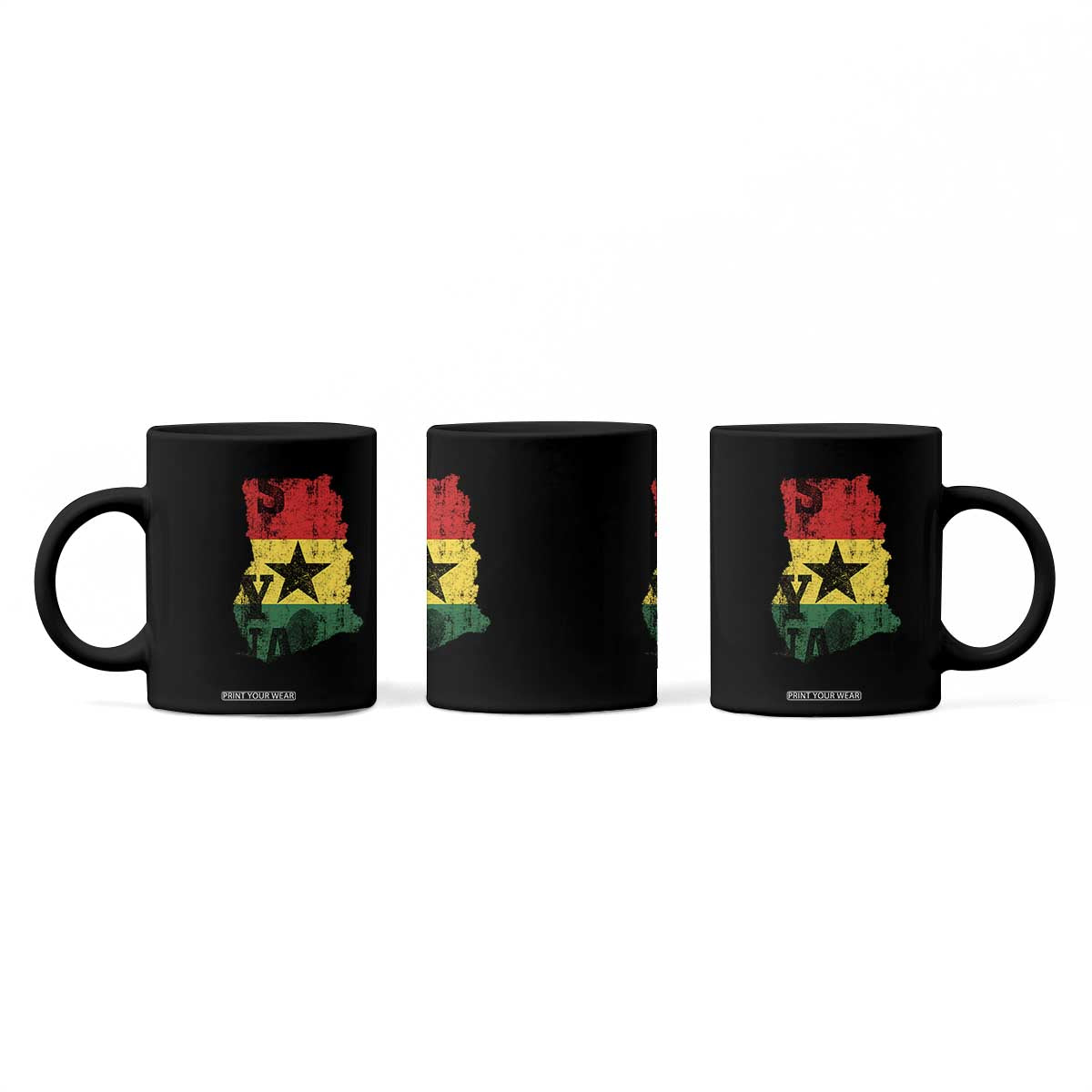 Its In My DNA Ghana Coffee Mug Proud Ghanaian Heritage Ghanese Roots Vintage Ghana Map Flag