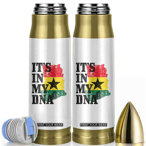 Its In My DNA Ghana Bullet Tumbler Proud Ghanaian Heritage Ghanese Roots Vintage Ghana Map Flag