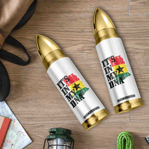 Its In My DNA Ghana Bullet Tumbler Proud Ghanaian Heritage Ghanese Roots Vintage Ghana Map Flag