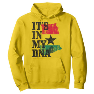 Its In My DNA Ghana Hoodie Proud Ghanaian Heritage Ghanese Roots Vintage Ghana Map Flag