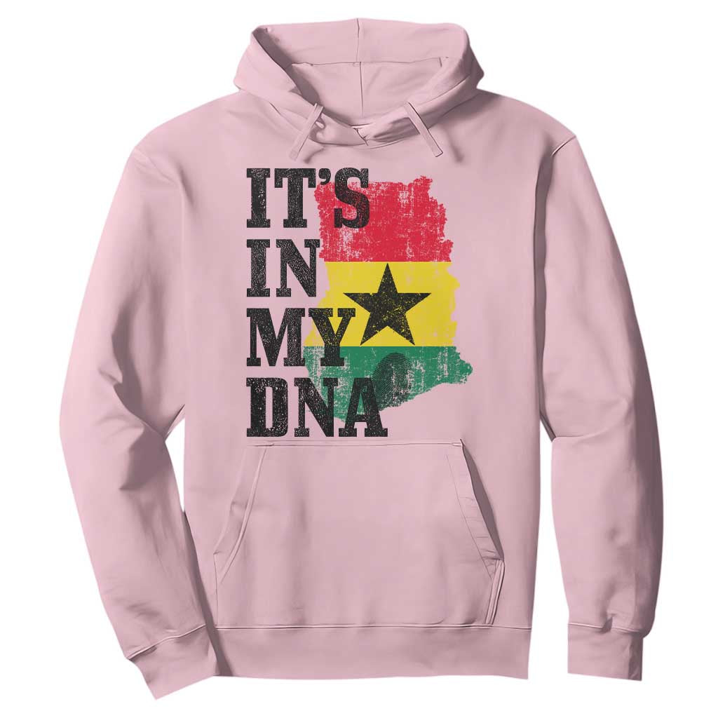 Its In My DNA Ghana Hoodie Proud Ghanaian Heritage Ghanese Roots Vintage Ghana Map Flag