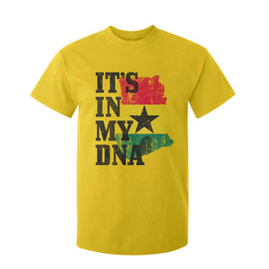 Its In My DNA Ghana T Shirt For Kid Proud Ghanaian Heritage Ghanese Roots Vintage Ghana Map Flag
